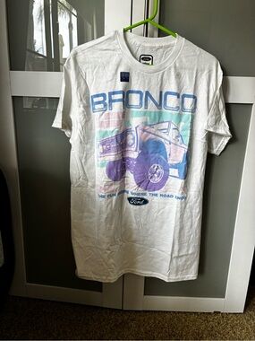 Ford Bronco Official White Tee - Vintage